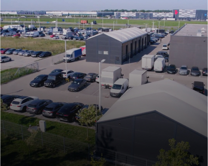 Realizacja hali namiotowej dla salonu Mercedesa we Wrocławiu