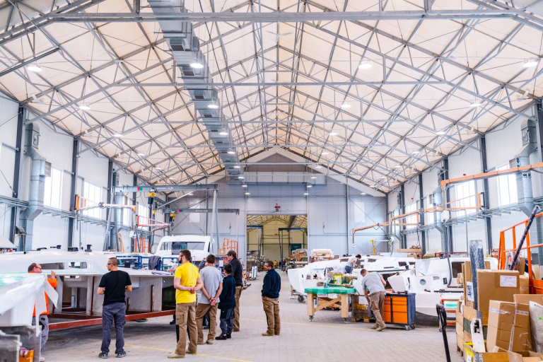 Hala Łukasiuk - widok wewnątrz